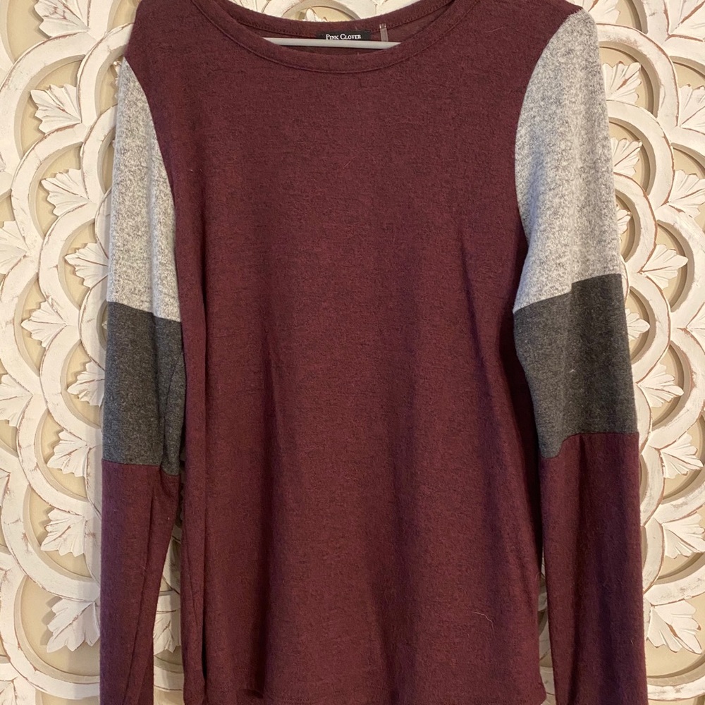 Pink Clover Sweater